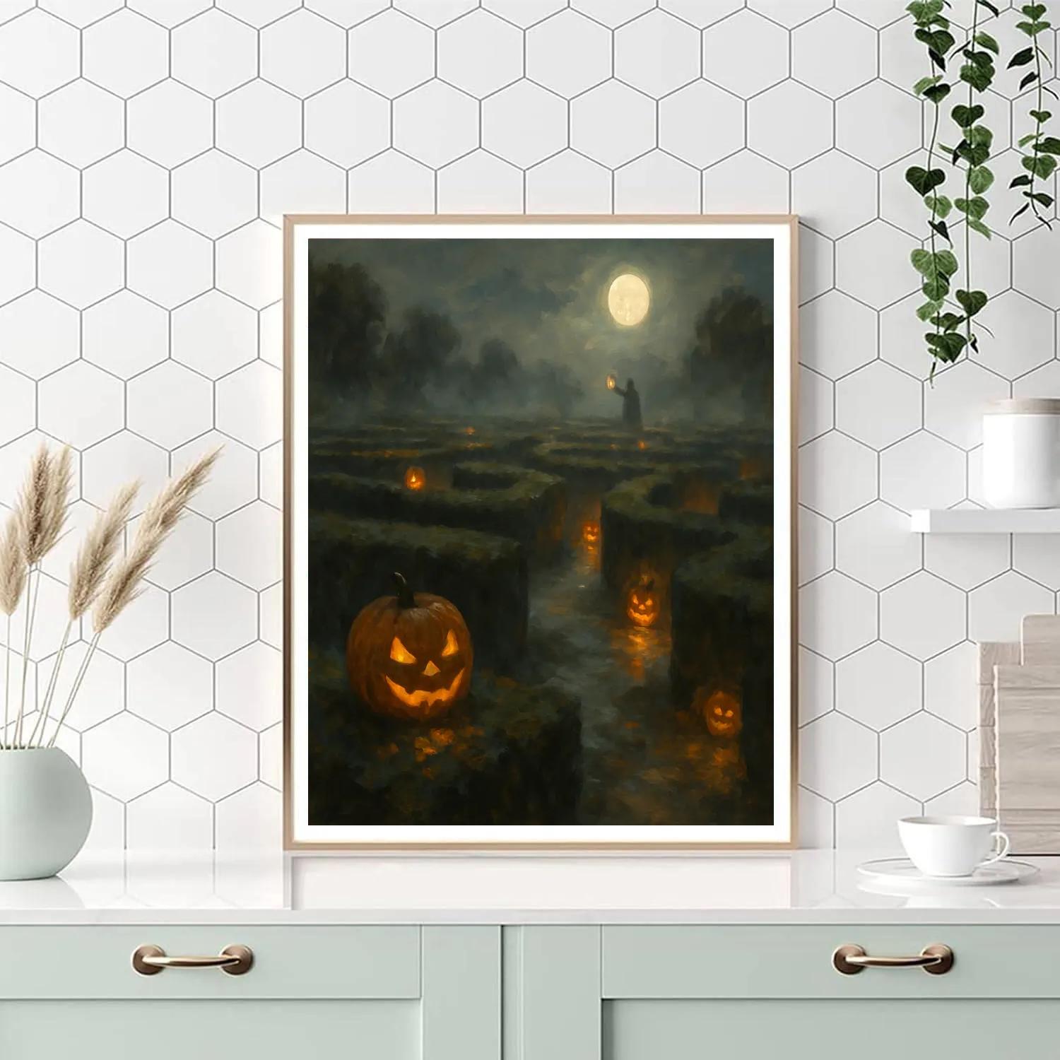The Hollow Garden Maze paint by color