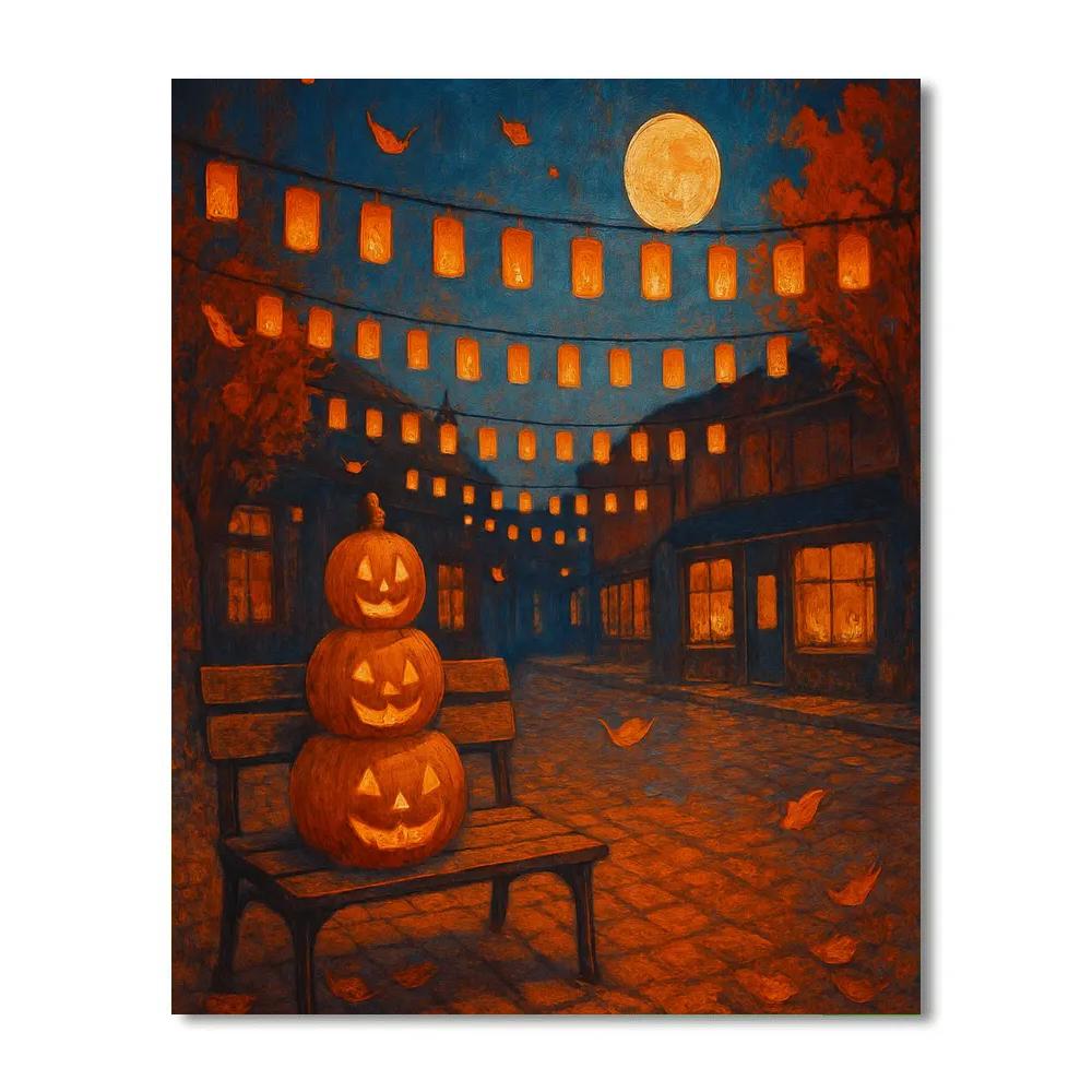 The Copper Lantern Square paint by color