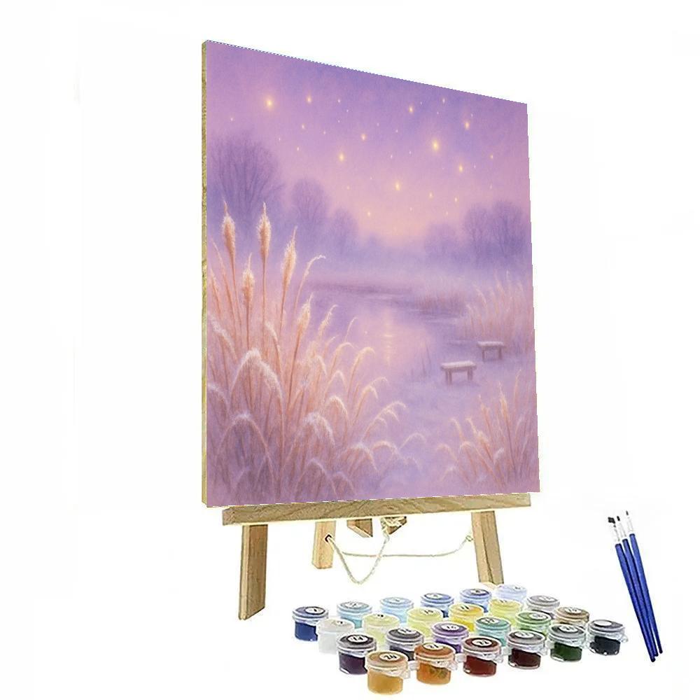 Mauve Midnight Marsh Painting by numbers kit