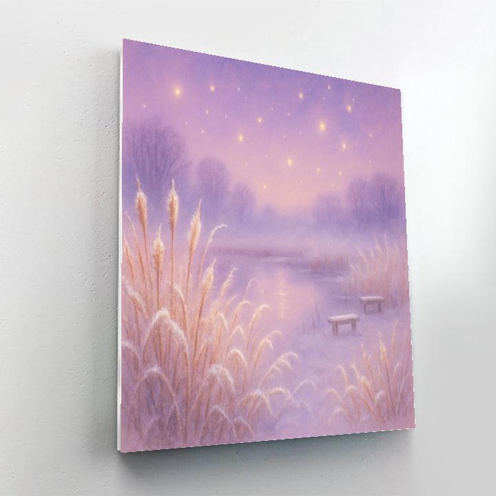 Mauve Midnight Marsh Painting by numbers kit