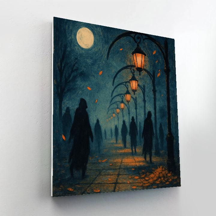 Shadow Lantern Promenade paint by number