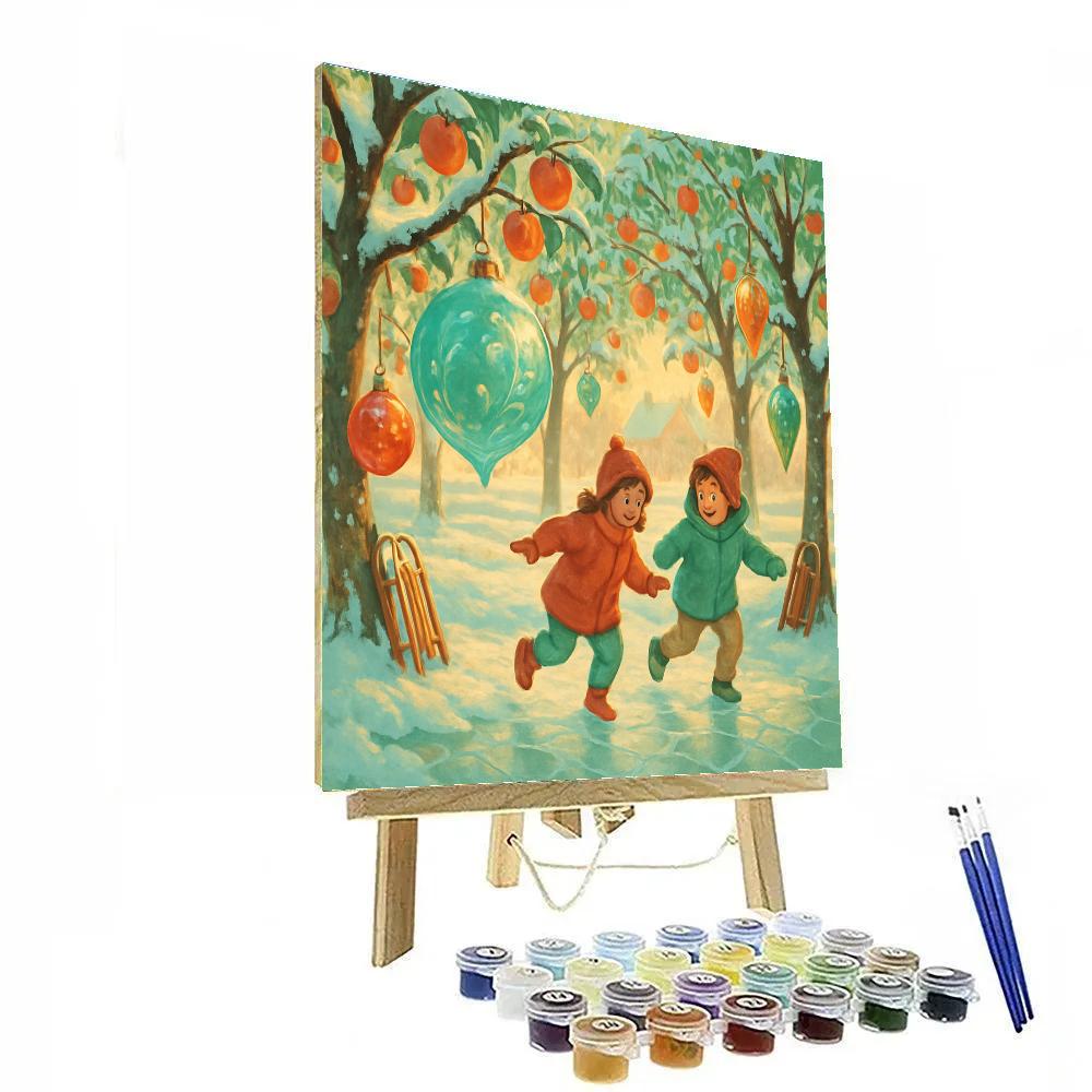 Ornament Orchard Stroll Paint by numbers kits