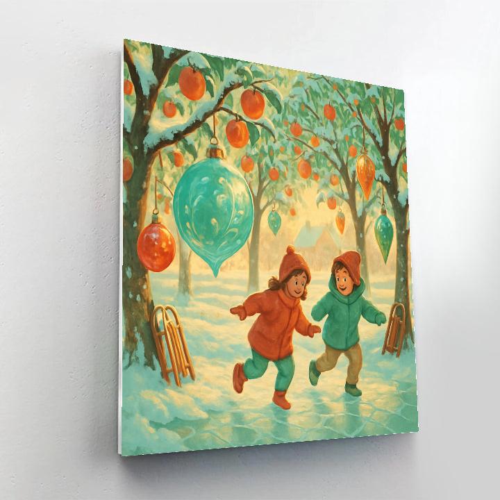 Ornament Orchard Stroll Paint by numbers kits