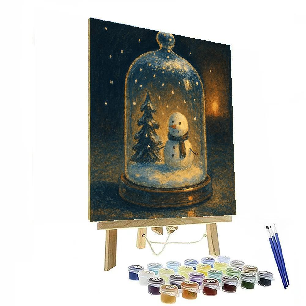 Bell Jar Night Watch painting number kit