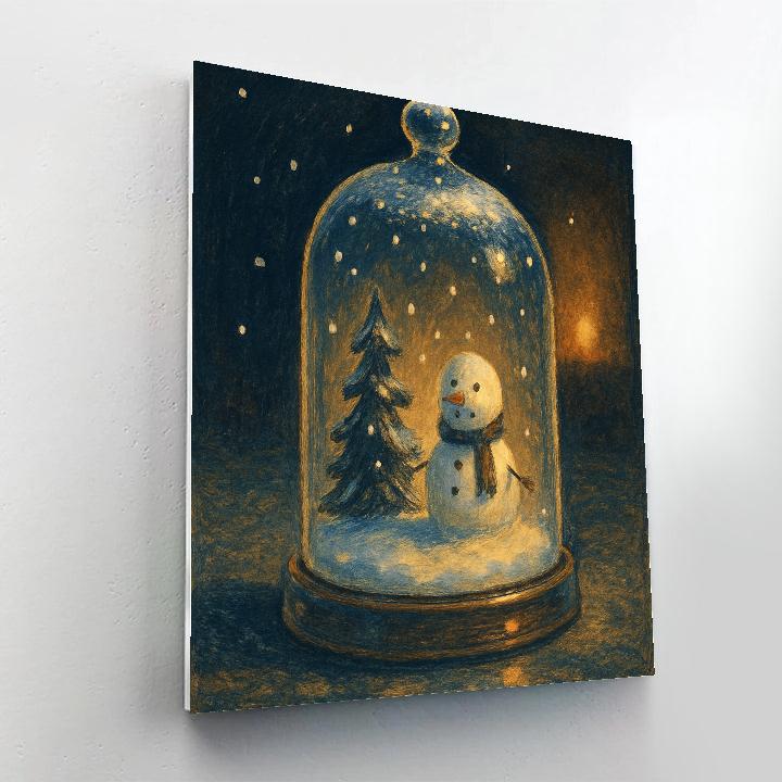 Bell Jar Night Watch painting number kit