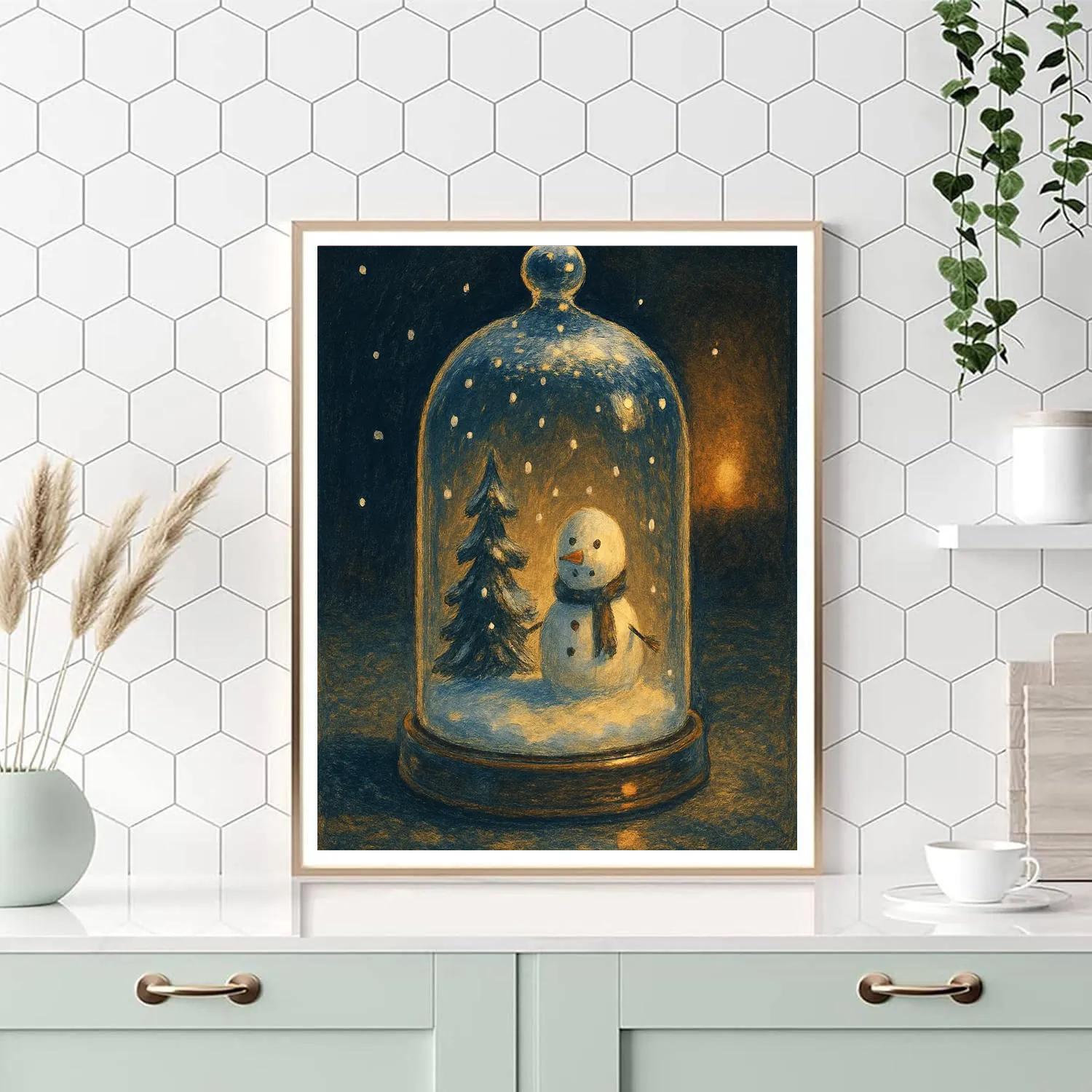 Bell Jar Night Watch painting number kit