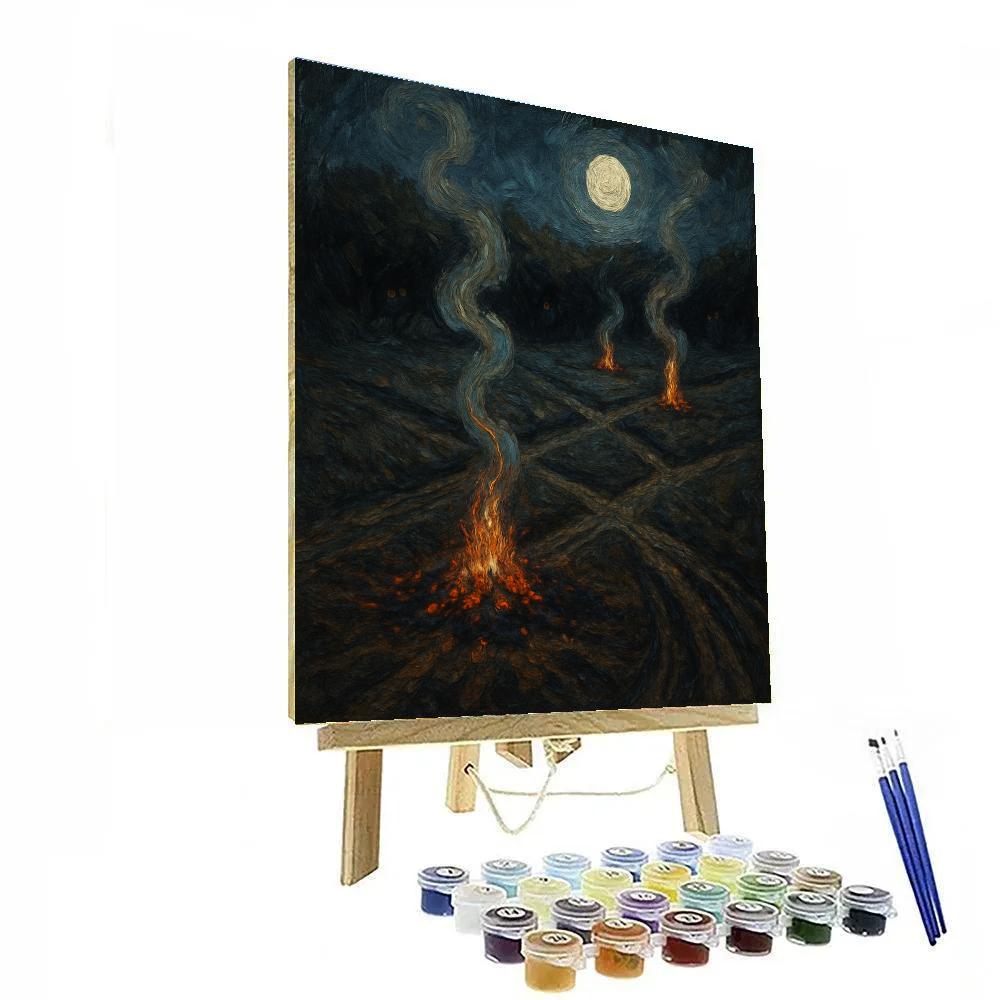 Emberfield Crossing painting number kit