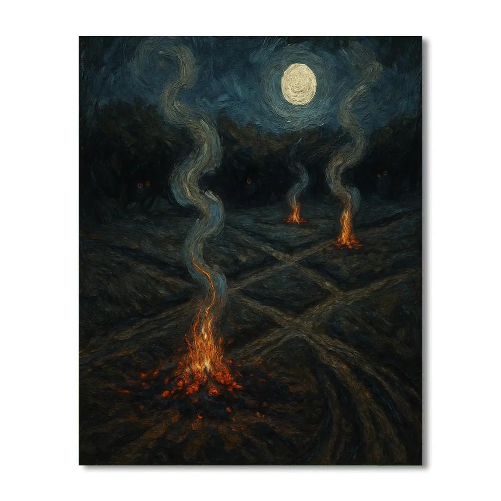 Emberfield Crossing painting number kit