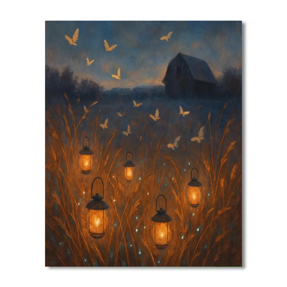 Lantern Meadow Choir DIY paint by numbers