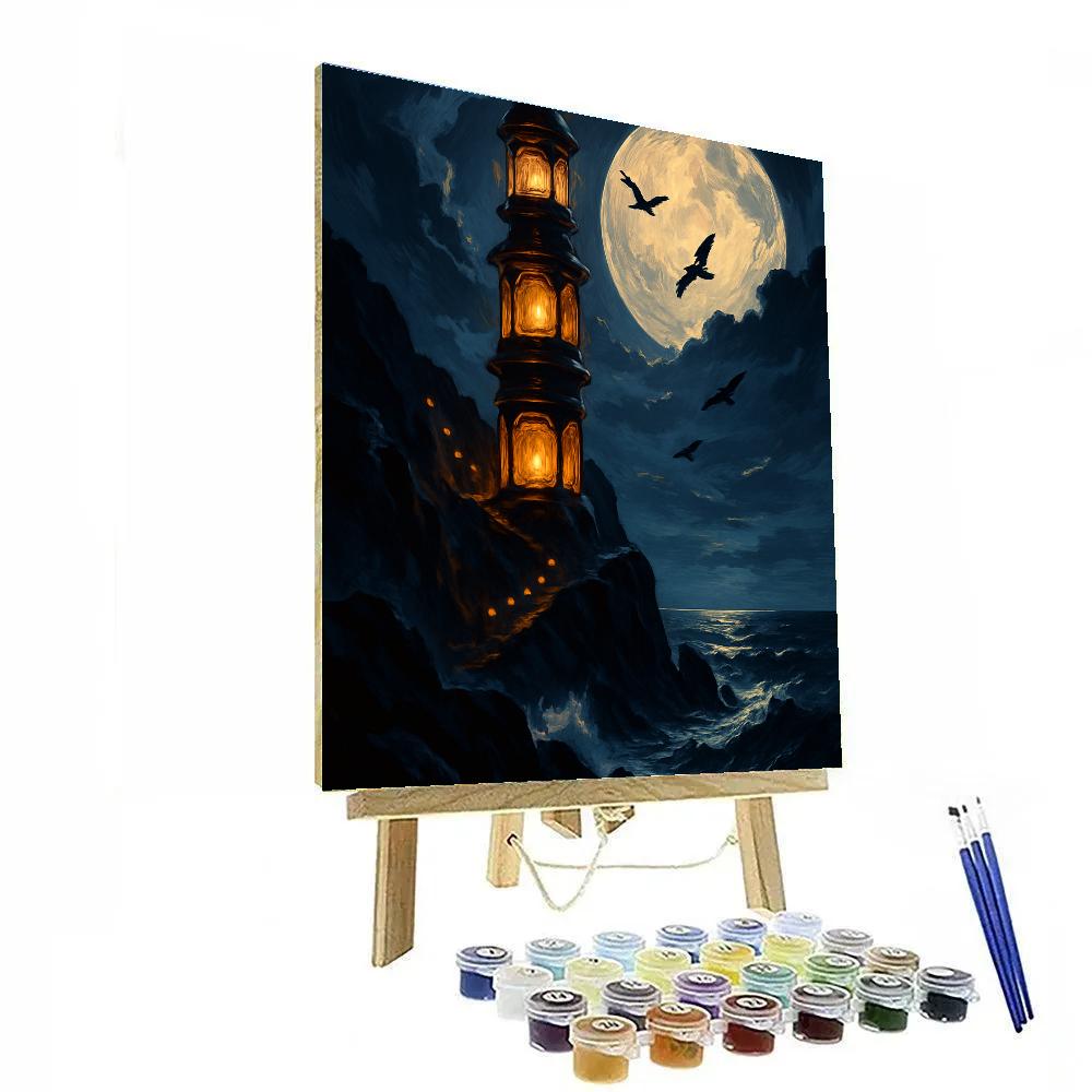 The Hollowback Lighthouse paint by color