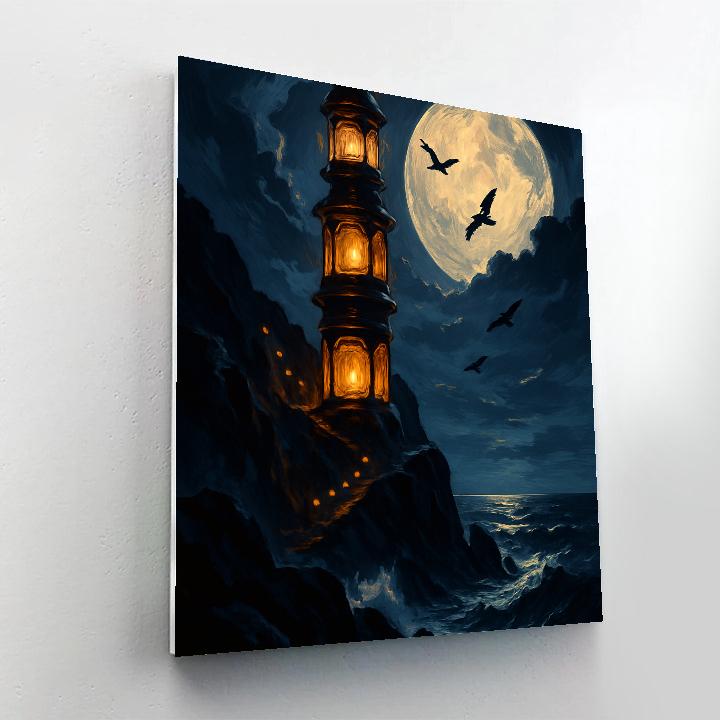 The Hollowback Lighthouse paint by color