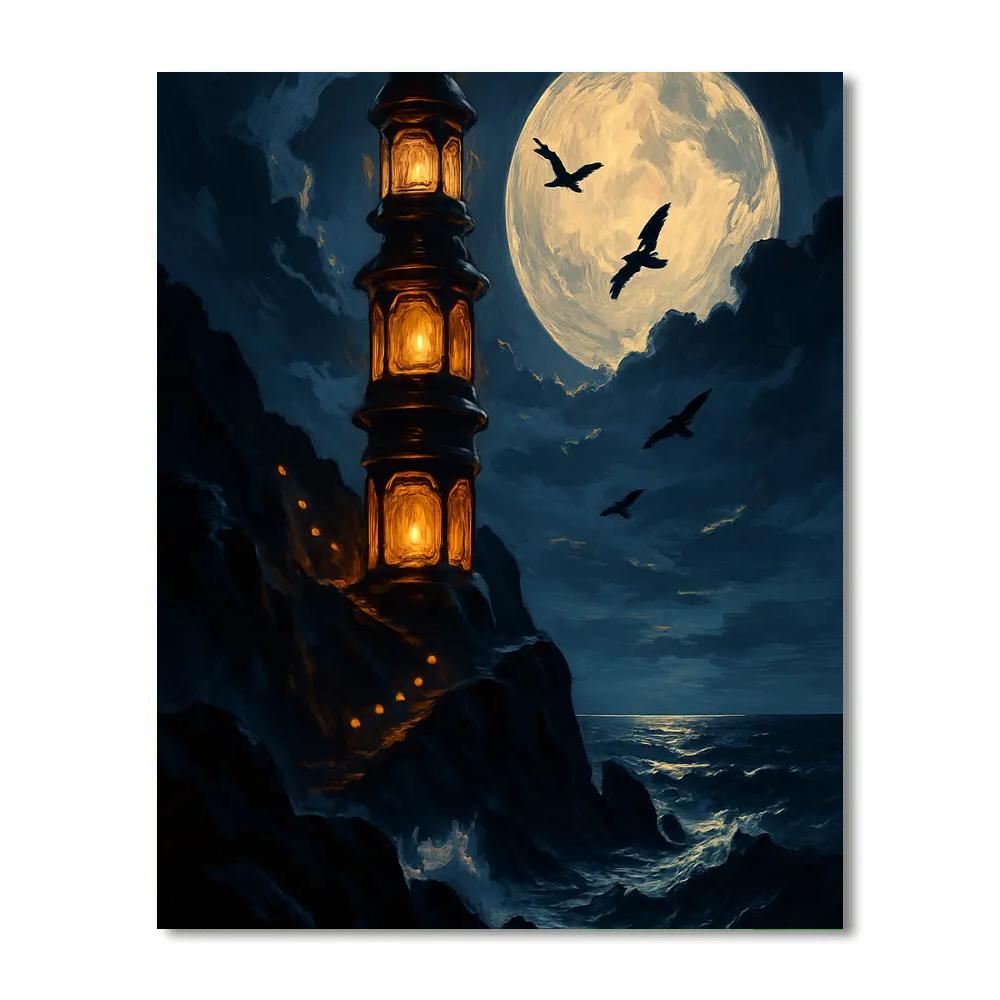 The Hollowback Lighthouse paint by color