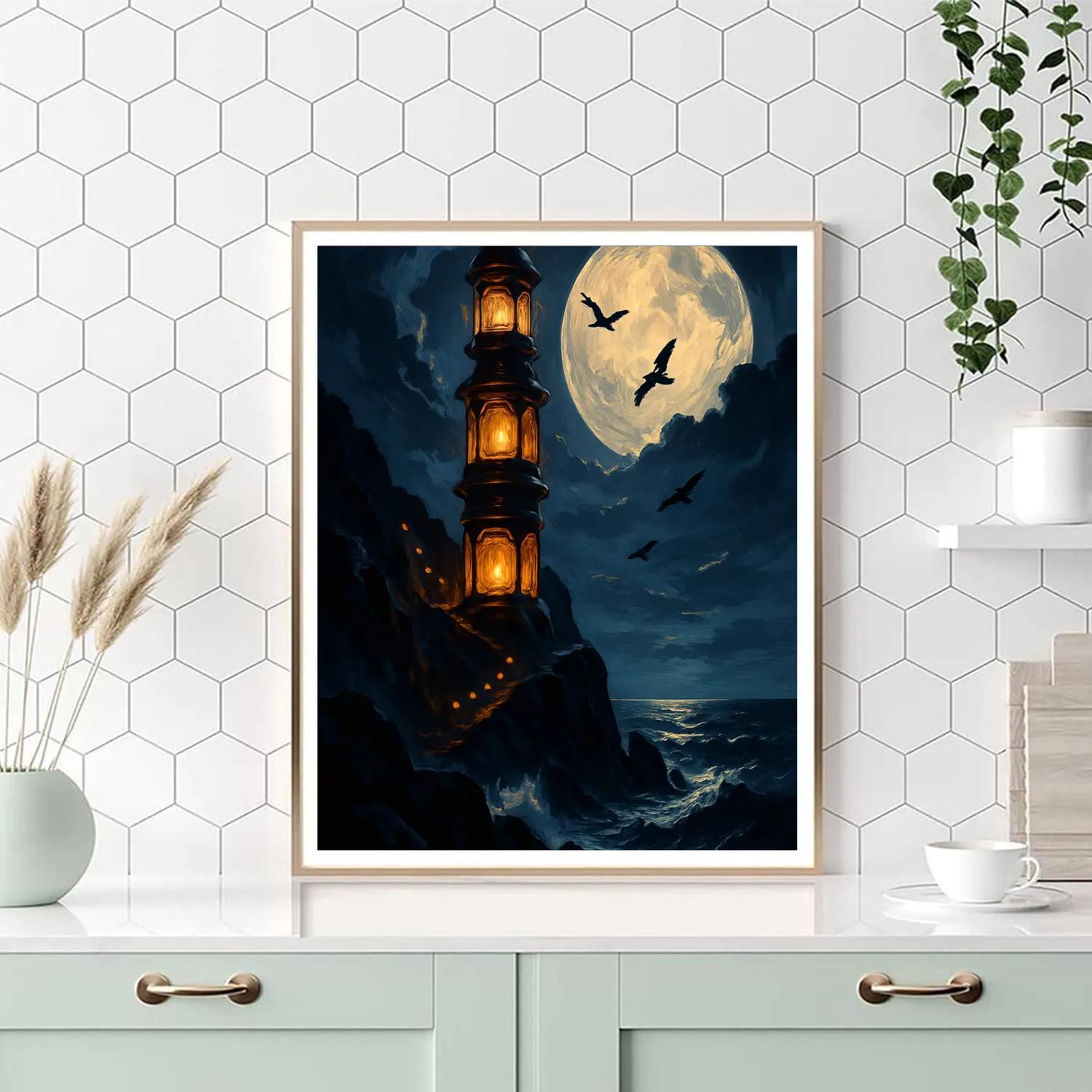 The Hollowback Lighthouse paint by color