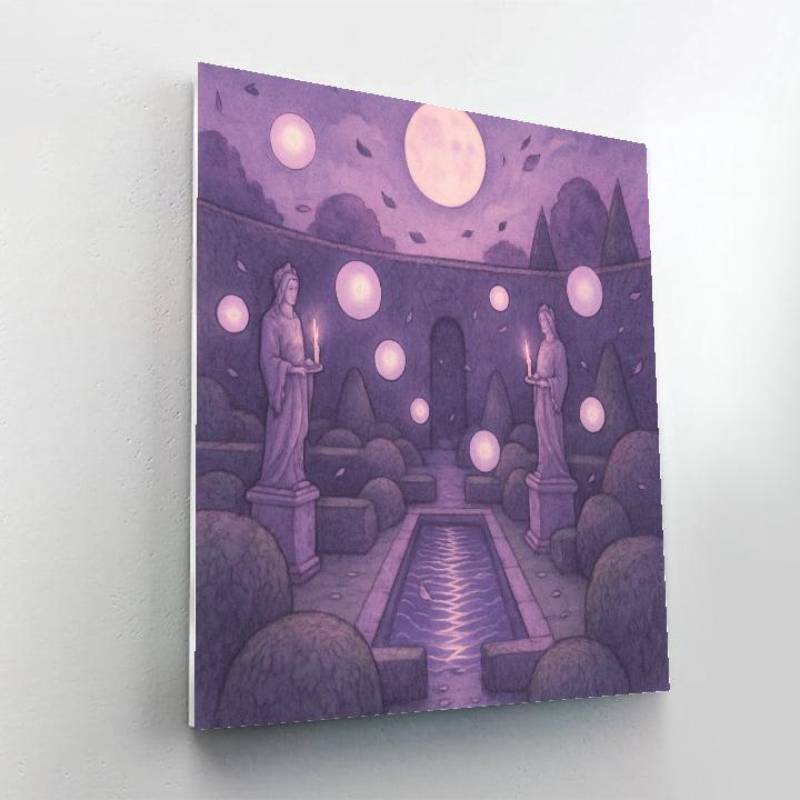 The Hollow Walled Garden Painting by numbers kit