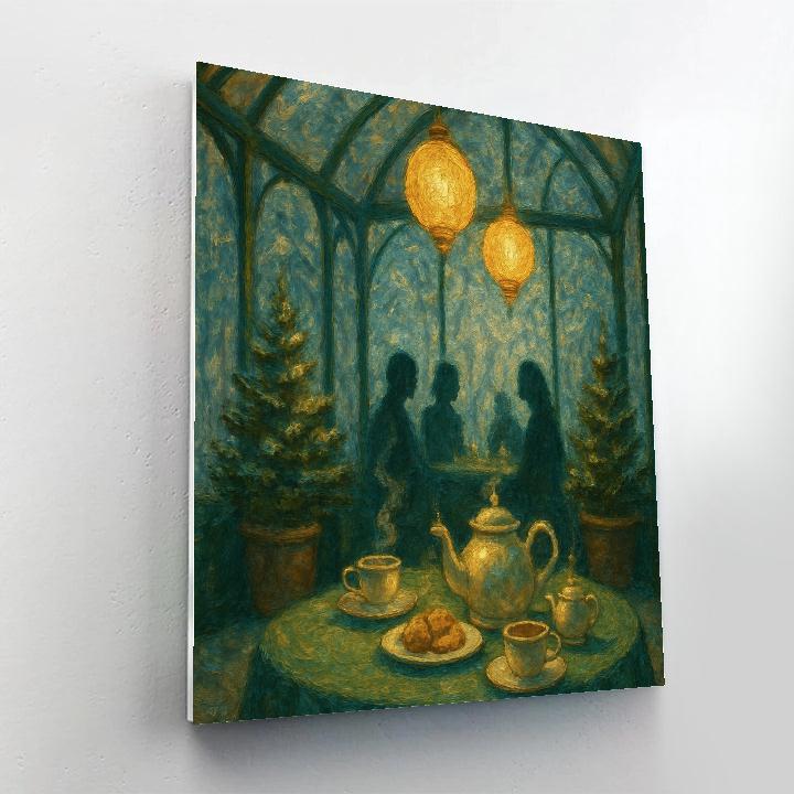 Snowbound Lantern Conservatory Paint by numbers kits