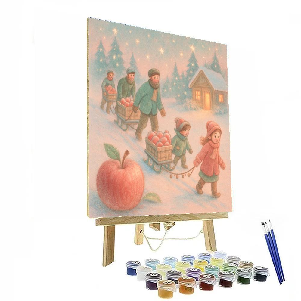Sleigh Song Orchard Painting by numbers kit