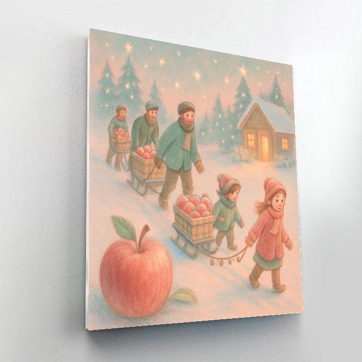 Sleigh Song Orchard Painting by numbers kit