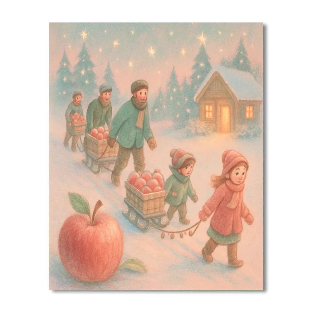 Sleigh Song Orchard Painting by numbers kit