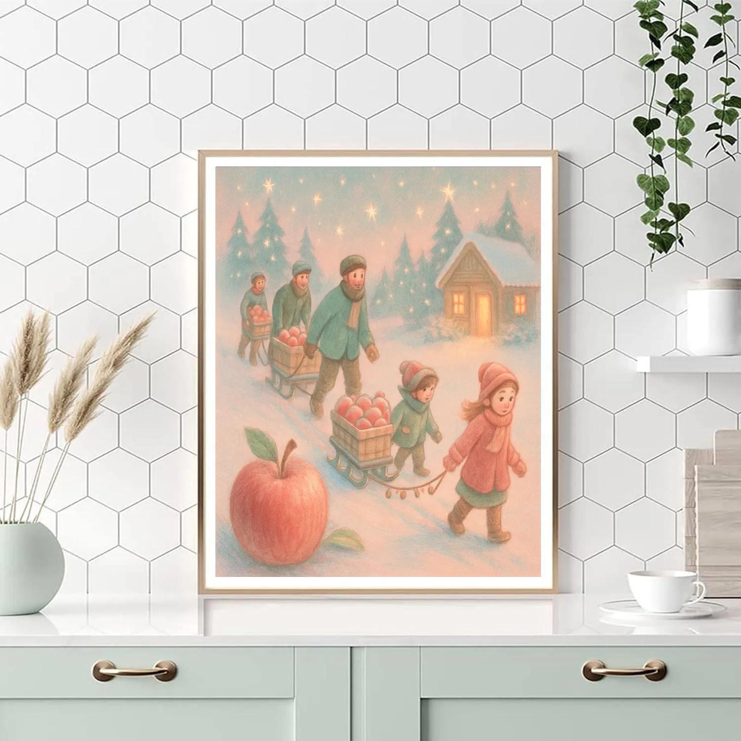 Sleigh Song Orchard Painting by numbers kit