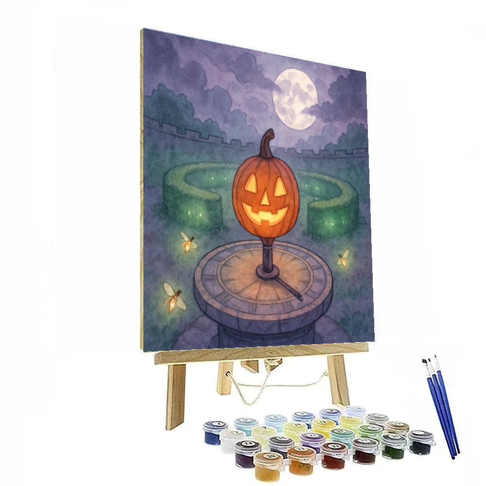 The Hollow Clock Garden paint by color