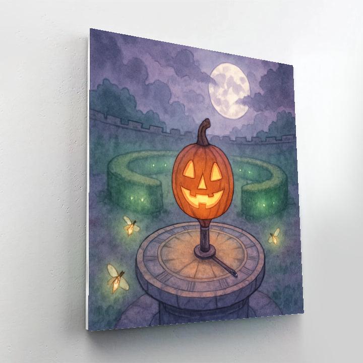 The Hollow Clock Garden paint by color