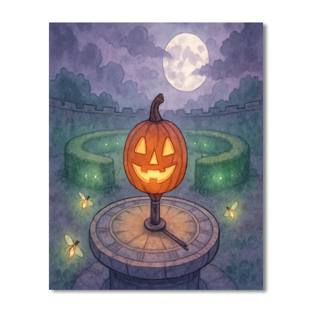 The Hollow Clock Garden paint by color