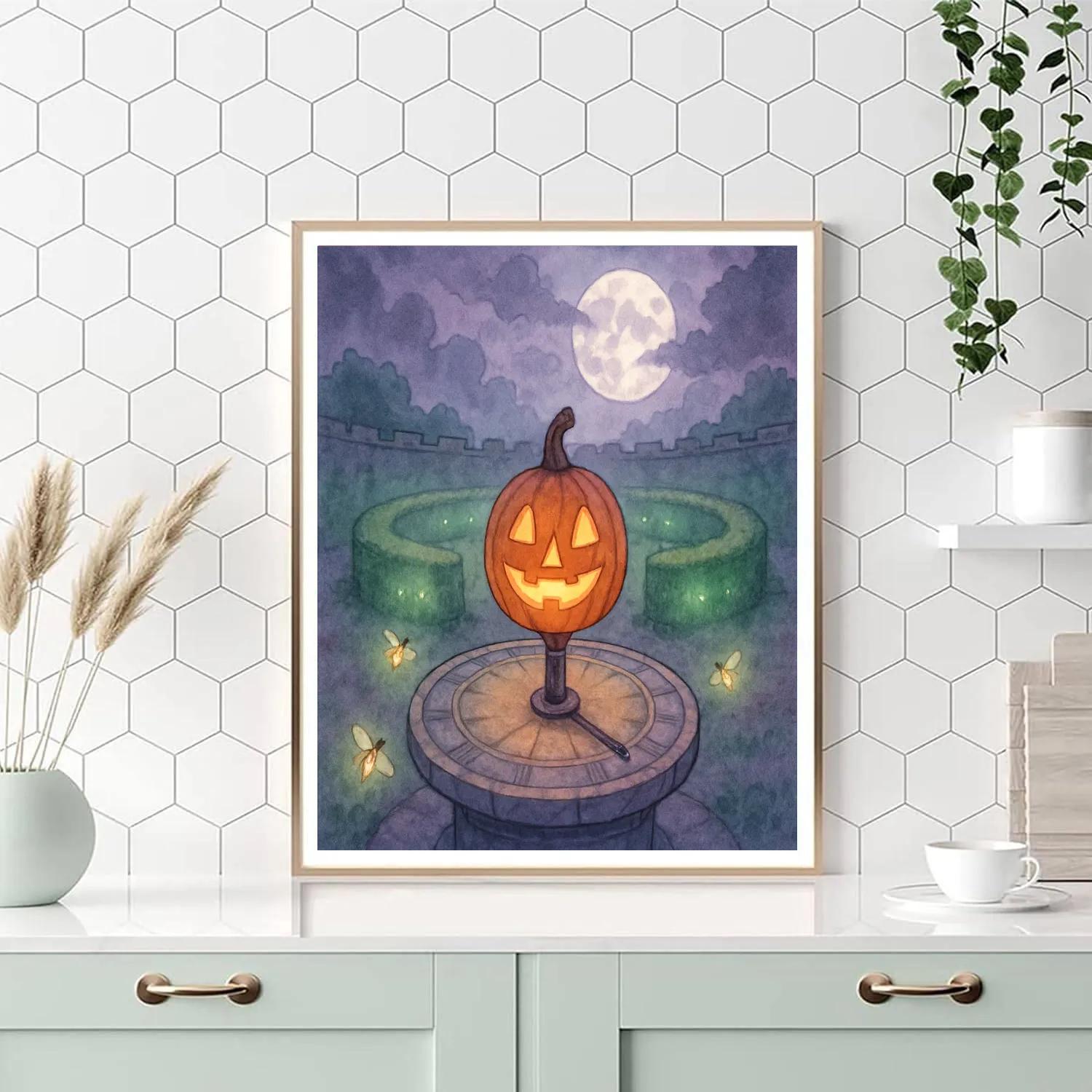 The Hollow Clock Garden paint by color