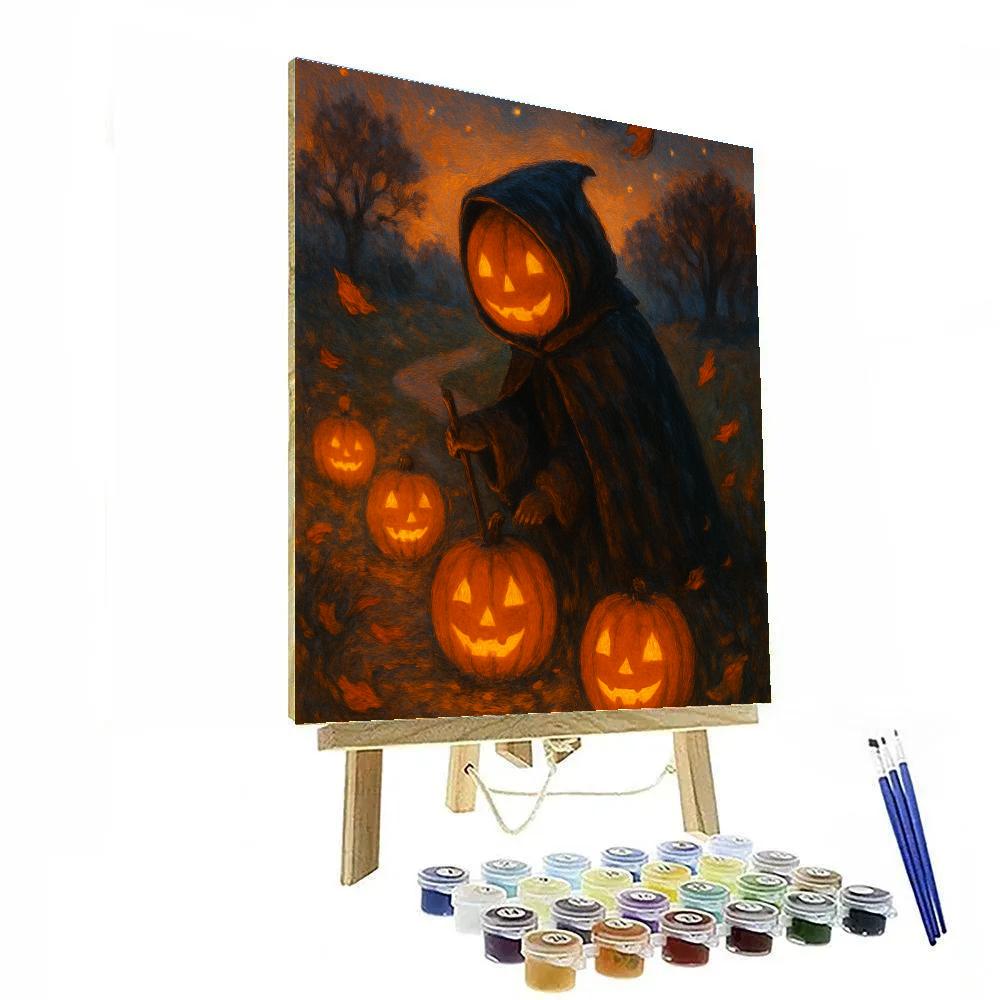 Lantern Keeper Of The Orchard paint by numbers