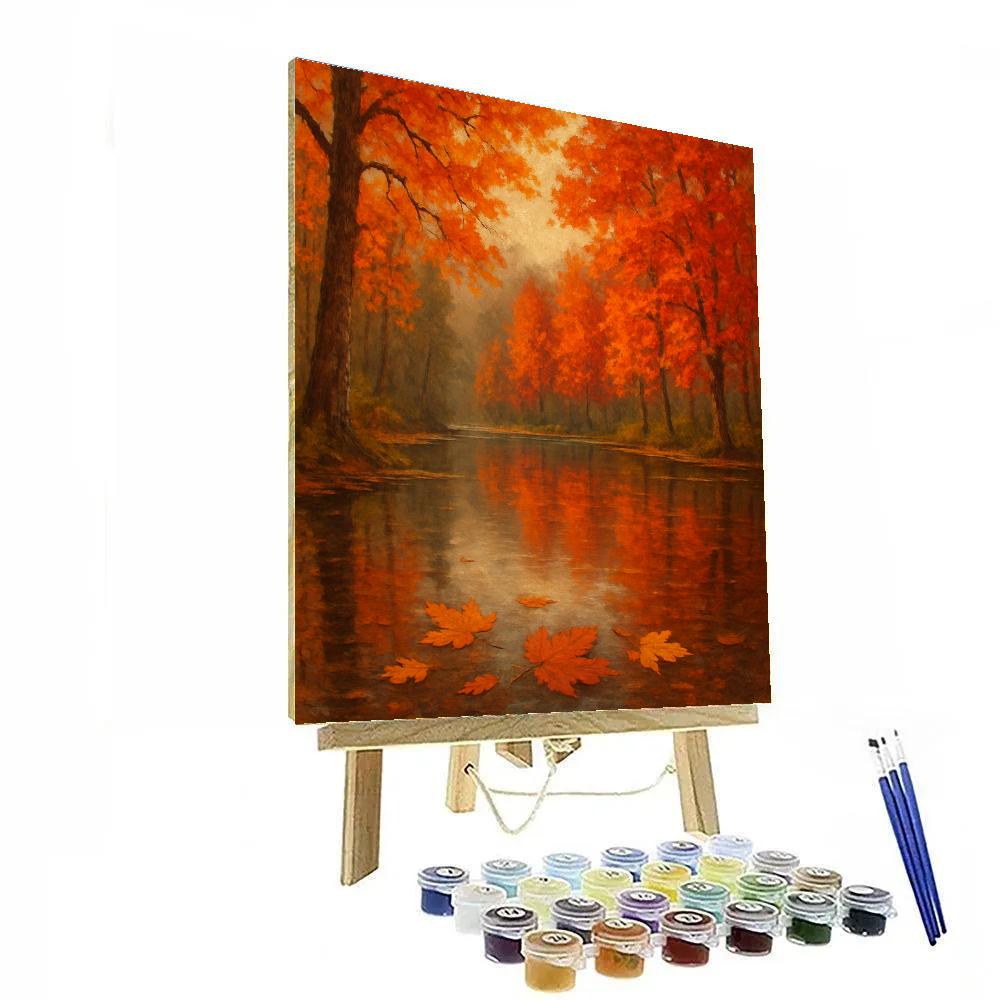 Autumn Leaves Drift Numbered painting kits