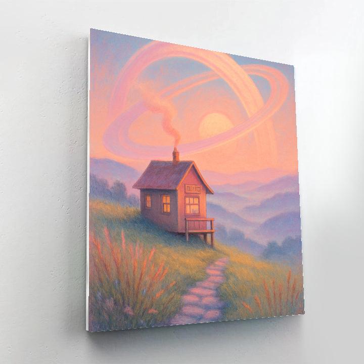 Highland Tea House Numbered painting kits