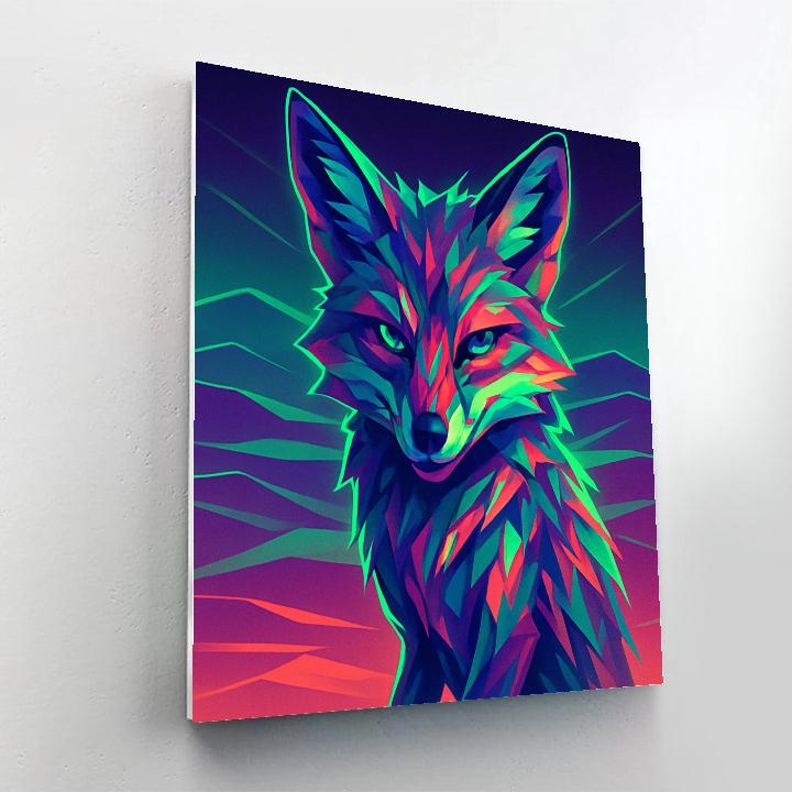 Chromatic Fox Mirage DIY paint by numbers