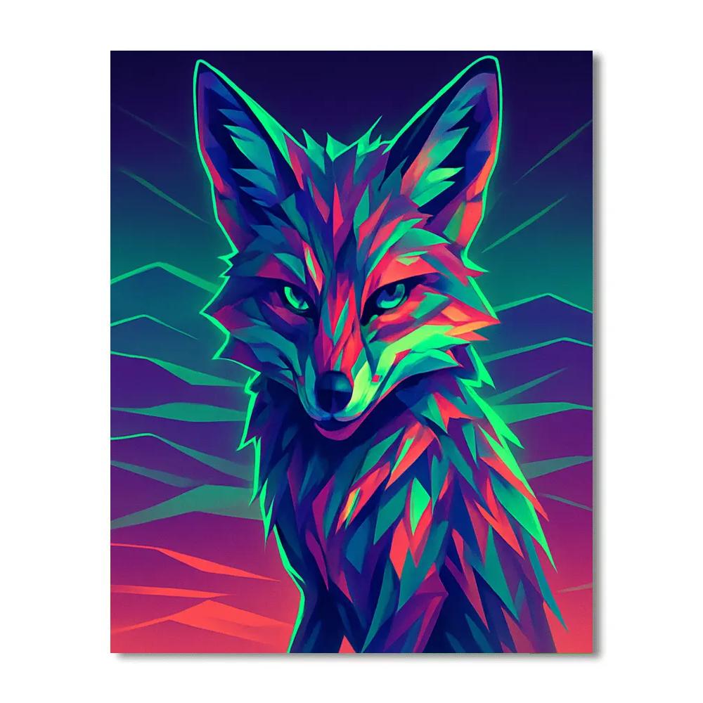 Chromatic Fox Mirage DIY paint by numbers