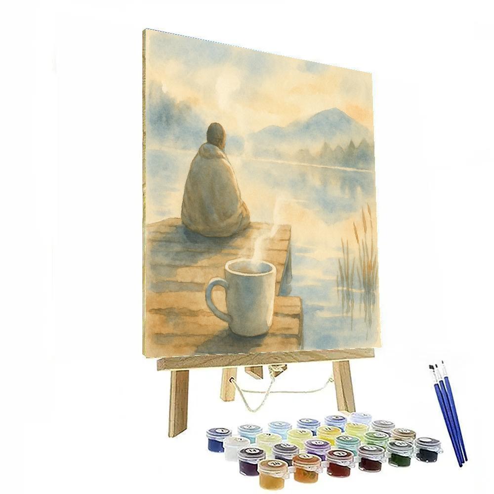 Dawn Tea By The Dock Paint by numbers art
