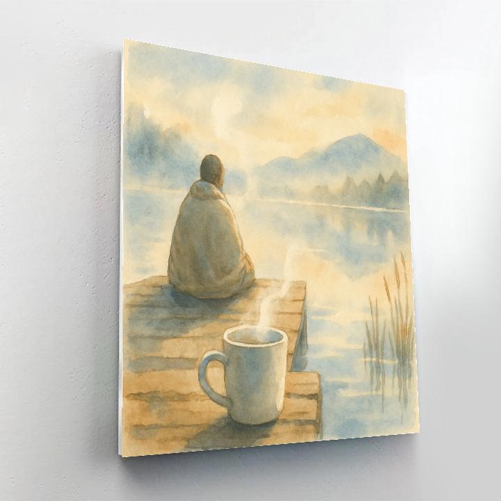 Dawn Tea By The Dock Paint by numbers art