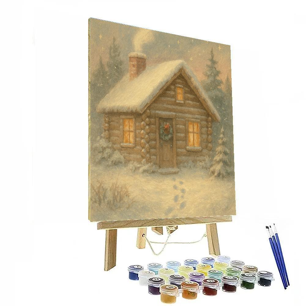 Cozy Chimney Cabin paint by color