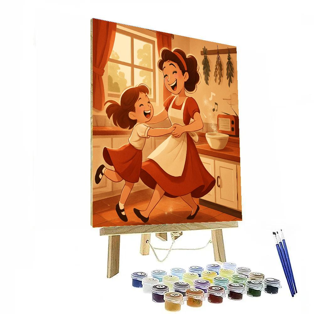 Kitchen Dance Of Laughter Painting by numbers kit