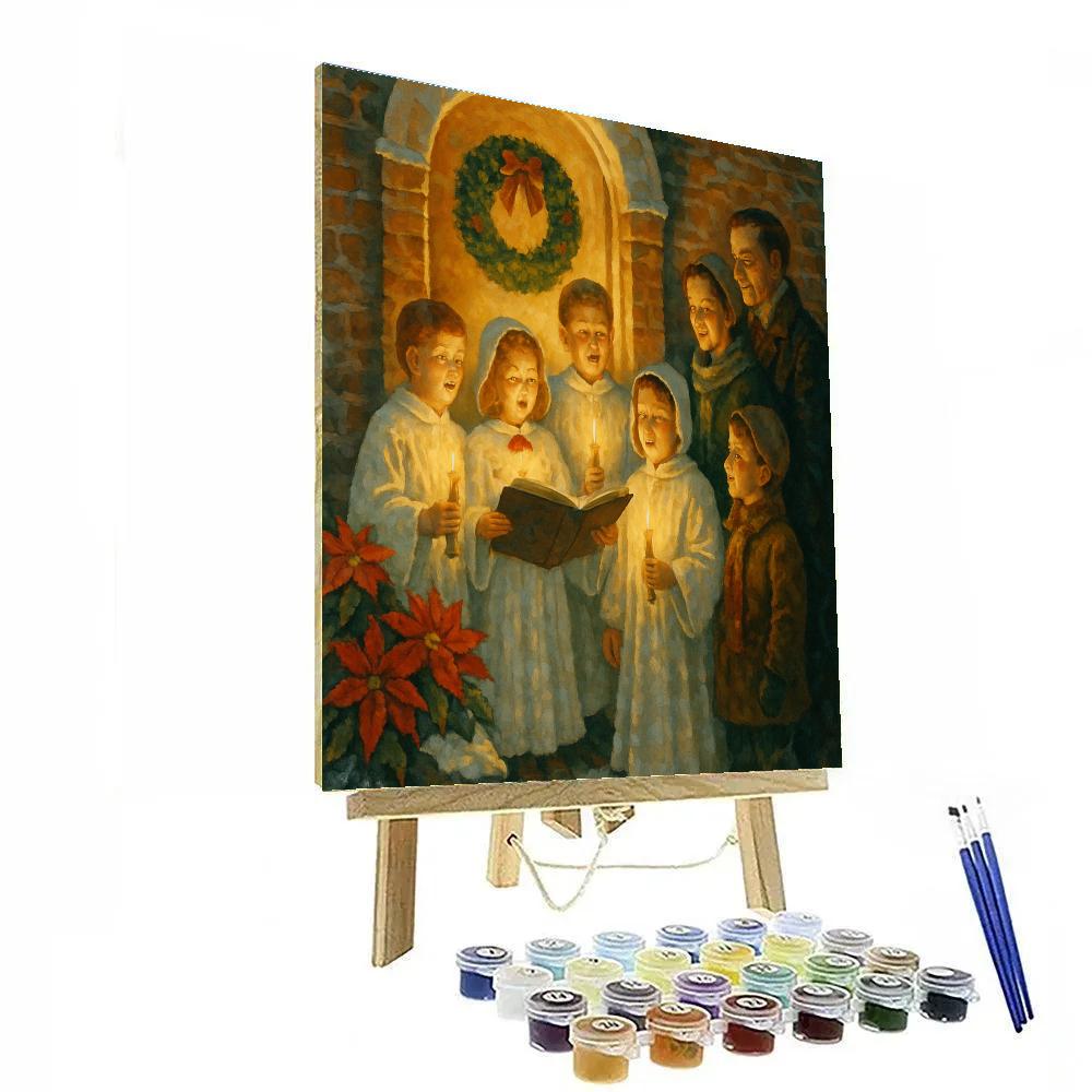 Candlelit Blessing DIY paint by numbers