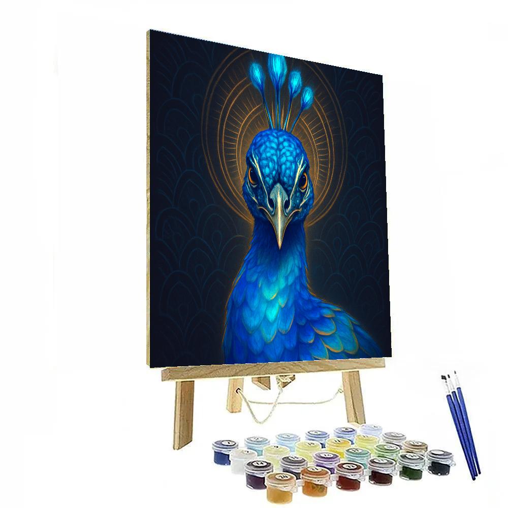 Regal Peacock Prism DIY paint by numbers