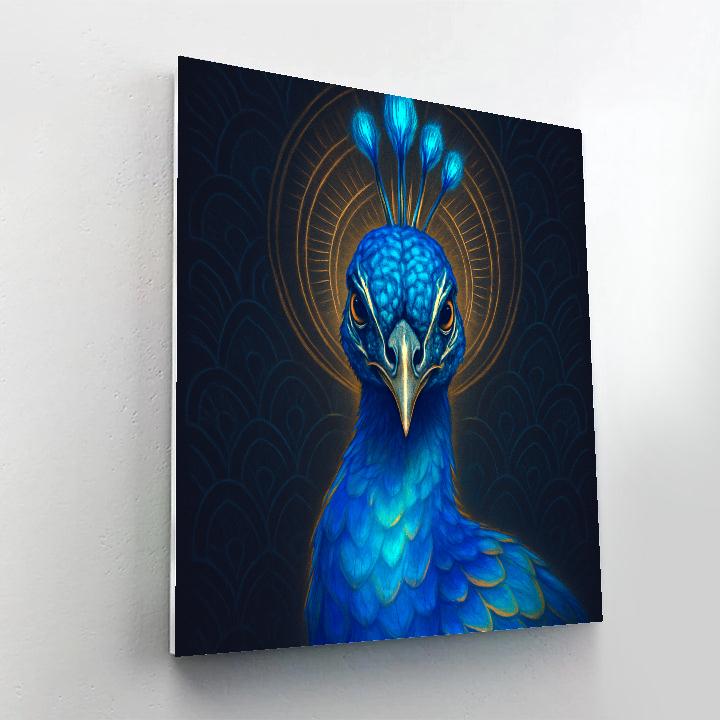 Regal Peacock Prism DIY paint by numbers
