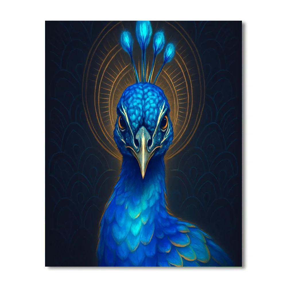 Regal Peacock Prism DIY paint by numbers