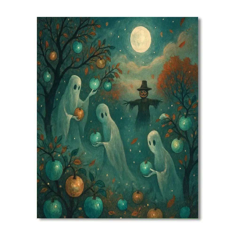 Spectral Orchard Stroll DIY paint by numbers