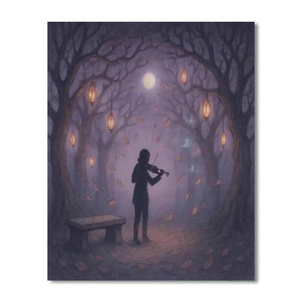 Twisted Elm Lantern Circle Paint by numbers kits