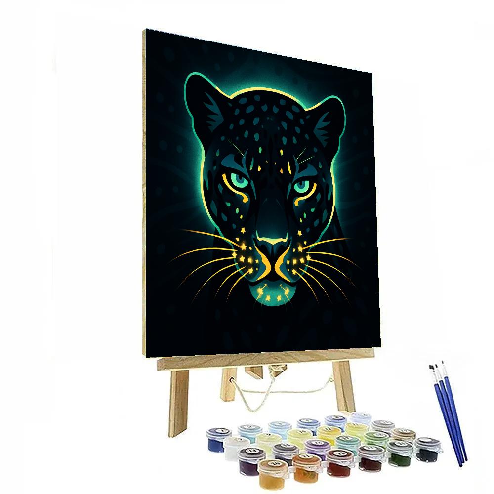 Obsidian Leopard Echo Paint by numbers kits