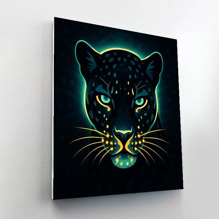 Obsidian Leopard Echo Paint by numbers kits