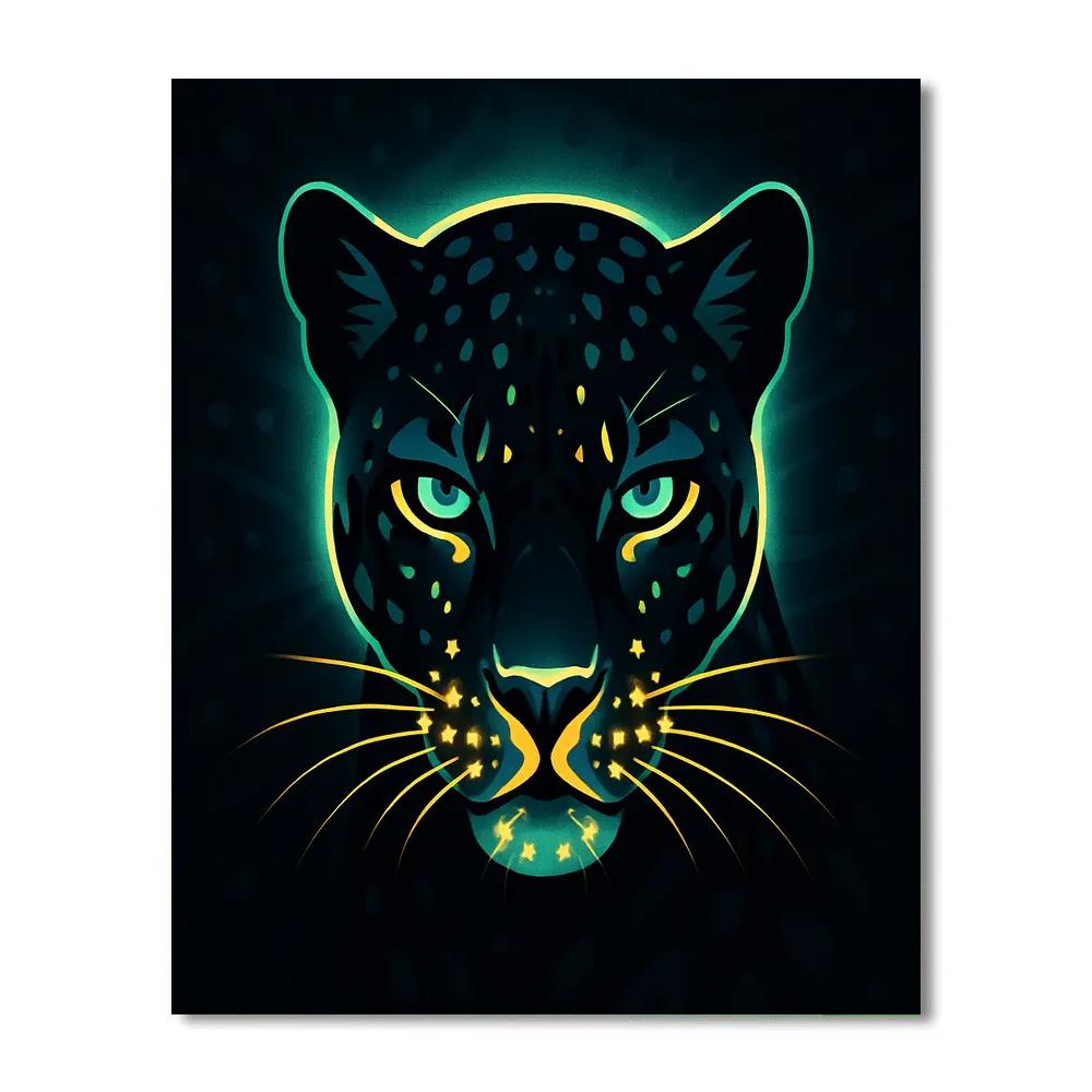 Obsidian Leopard Echo Paint by numbers kits
