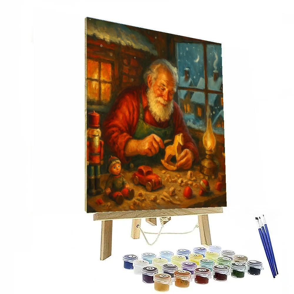 Toymaker Midnight Workshop paint by numbers