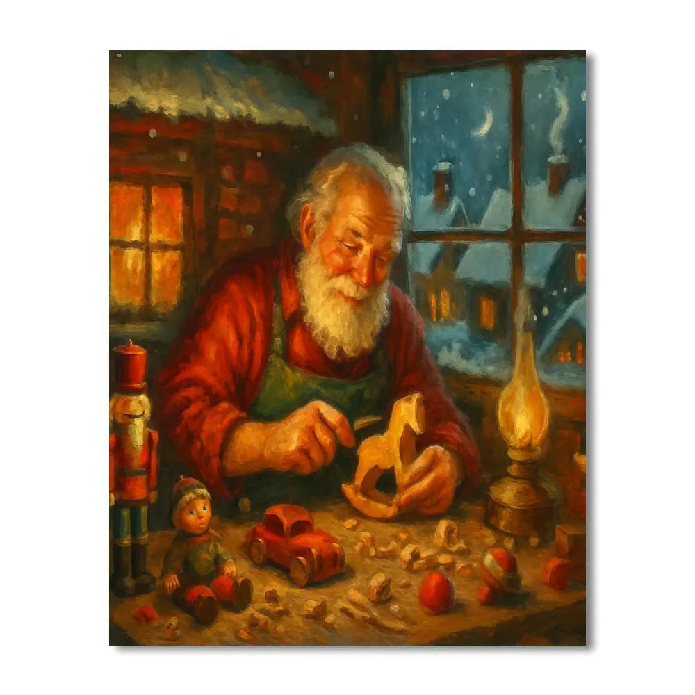 Toymaker Midnight Workshop paint by numbers