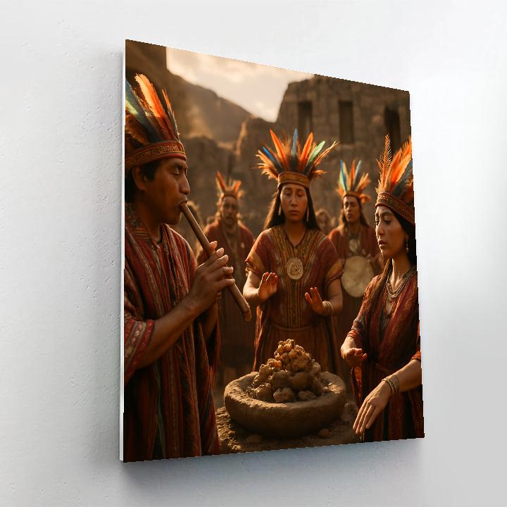 Inti Raymi Plaza Ritual paint by number