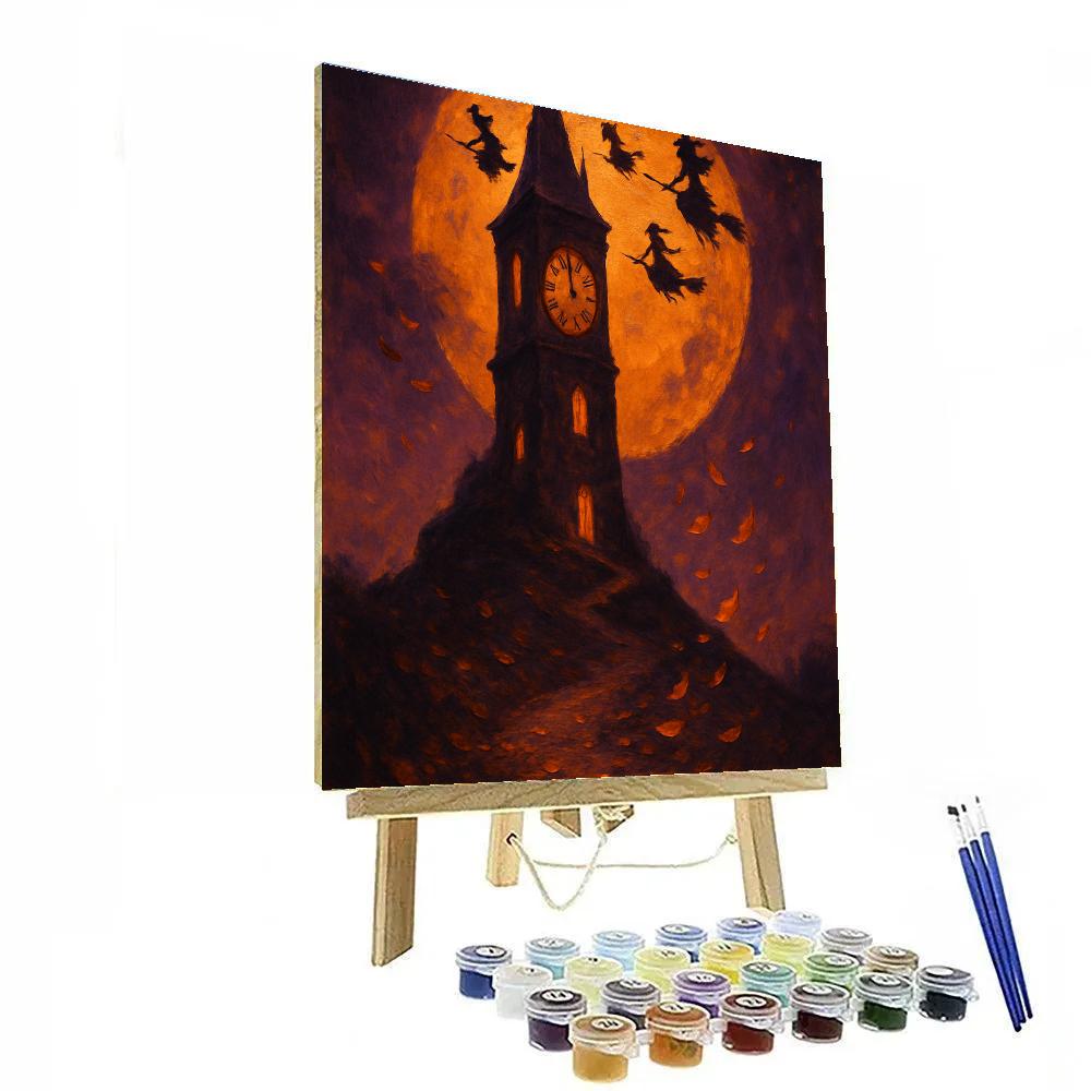 Clocktower On Hallowed Hill Paint by numbers art