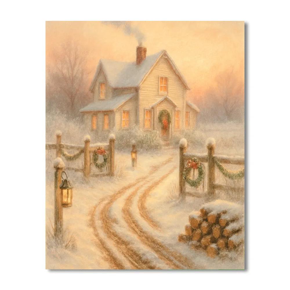 Hollyberry Farm Twilight Paint by numbers kits